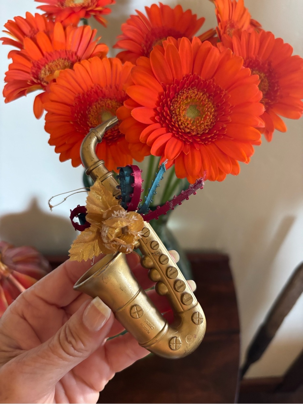 Saxophone Christmas Ornament Holiday Decor